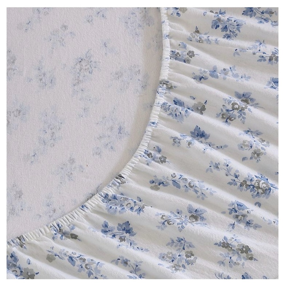 Laura Ashley Flannel Sheet Set - Picture 4 of 4